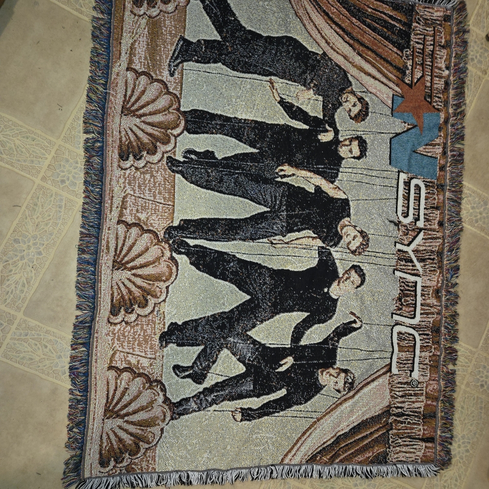 NSYNC Black and Brown Tapestry